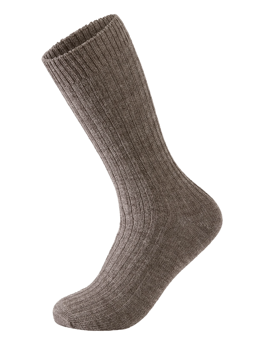 Lindbergh - Merino wool sock - tennissocken - dk sand mel - 0