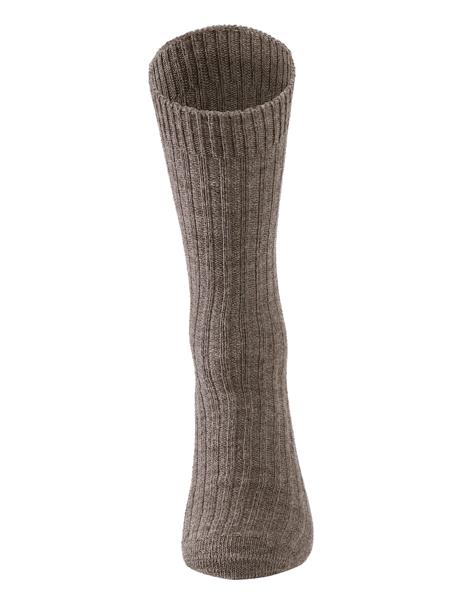 Lindbergh - Merino wool sock - tennissocken - dk sand mel - 1