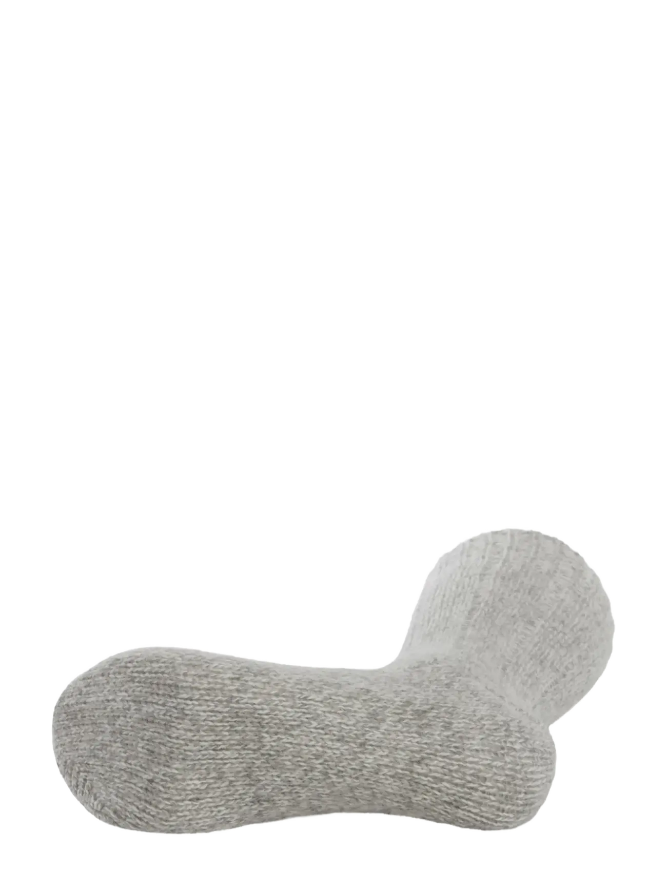 Lindbergh - 2 pack rag wool sock - crew socks - lt grey twist - 3