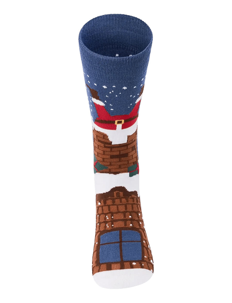 Lindbergh - Christmas bamboo sock - klassikalised sokid - blue ocean - 1