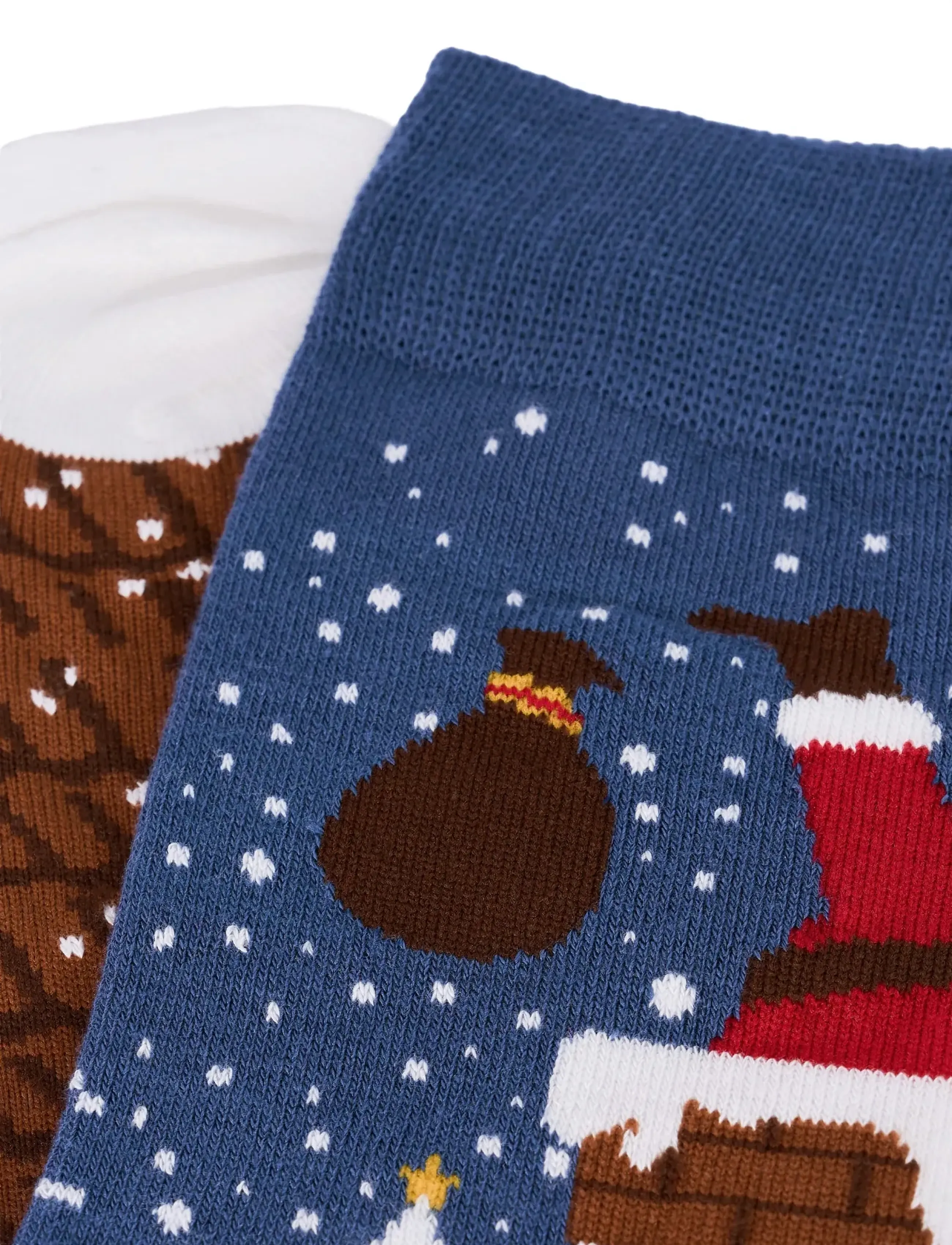 Lindbergh - Christmas bamboo sock - klassikalised sokid - blue ocean - 3