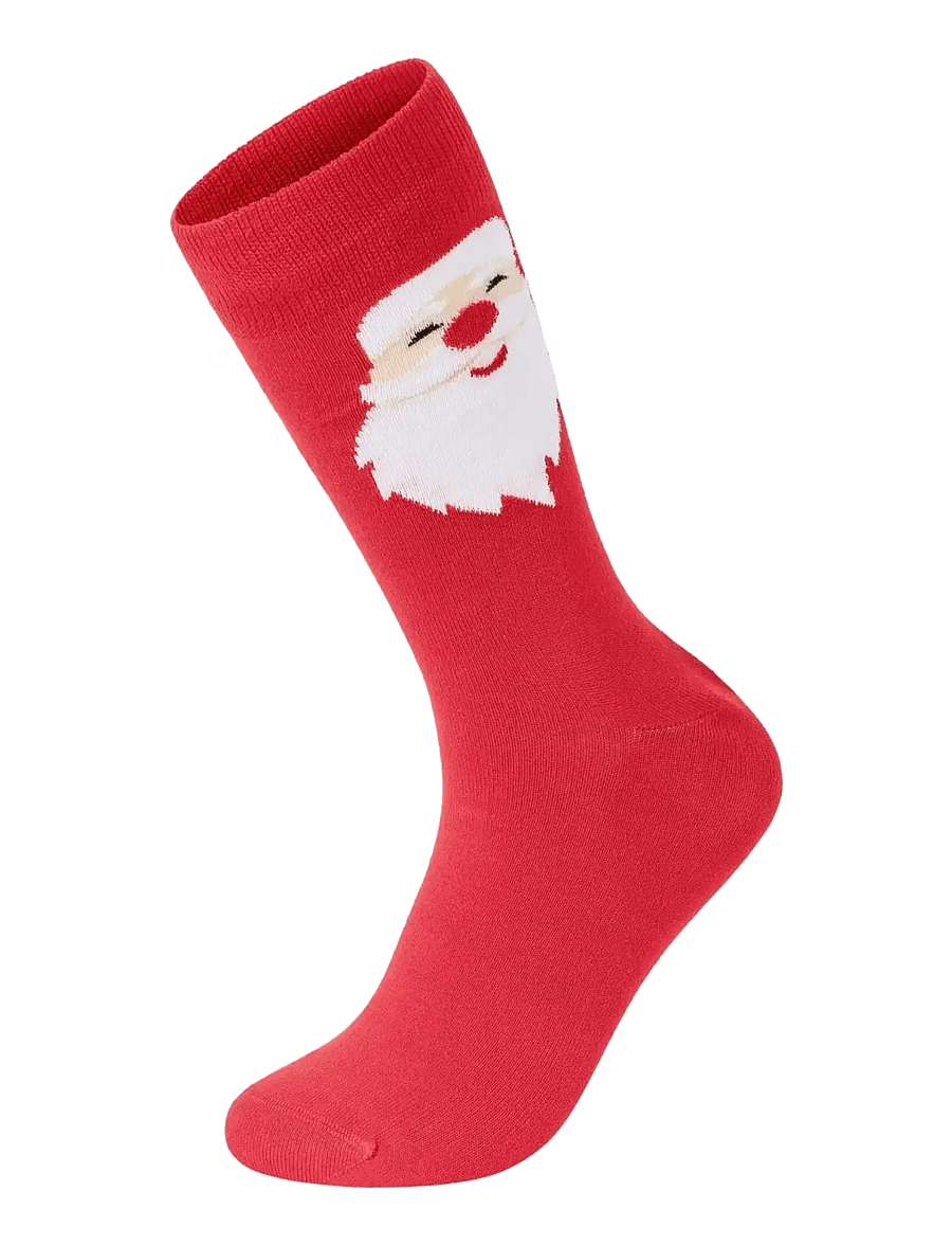 Lindbergh - Christmas bamboo sock - klassikalised sokid - clear red - 0