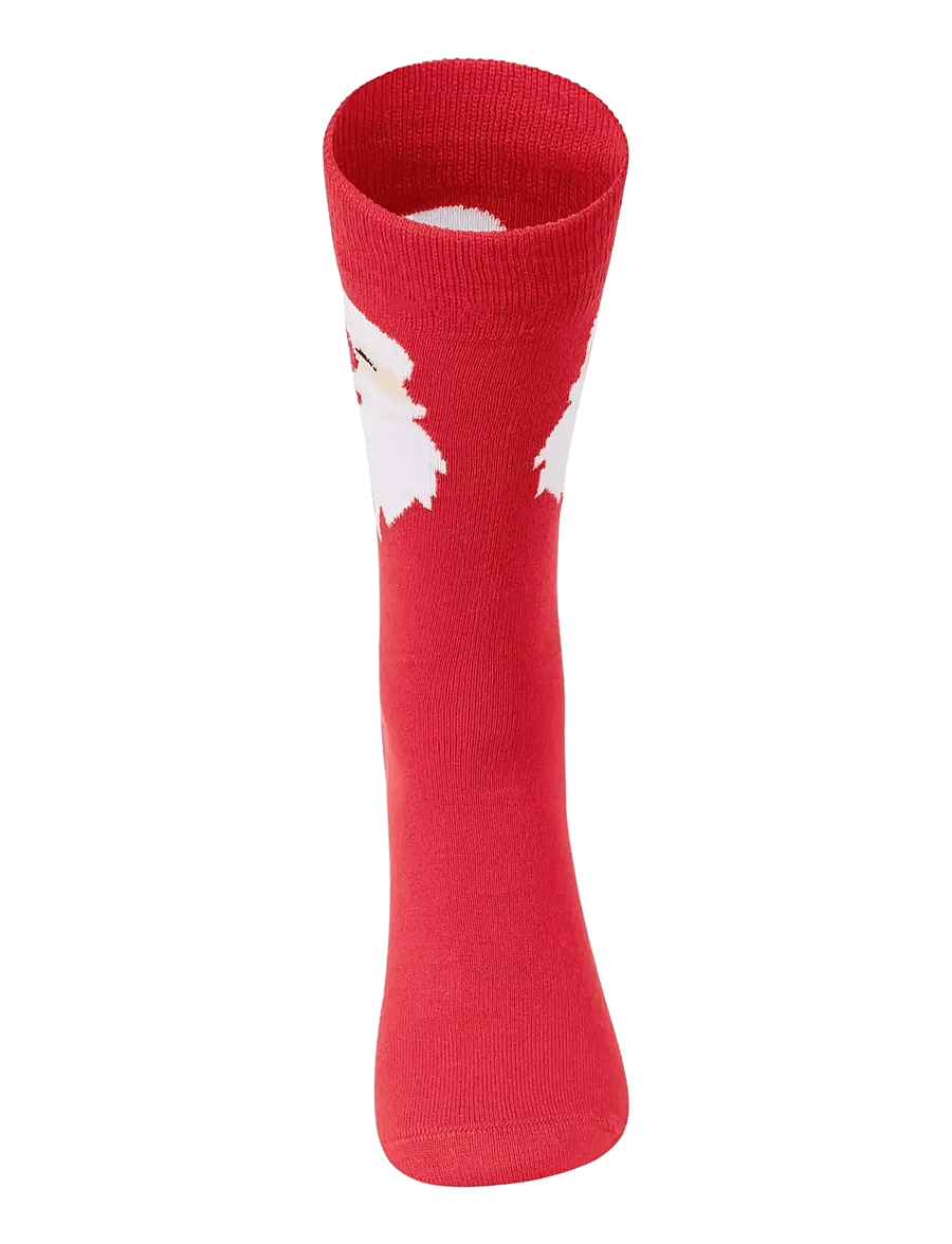 Lindbergh - Christmas bamboo sock - klassikalised sokid - clear red - 1