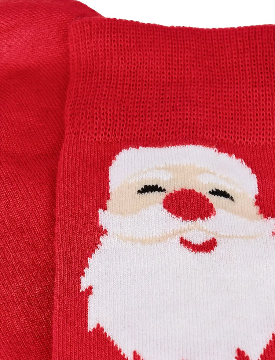 Lindbergh - Christmas bamboo sock - klassikalised sokid - clear red - 3