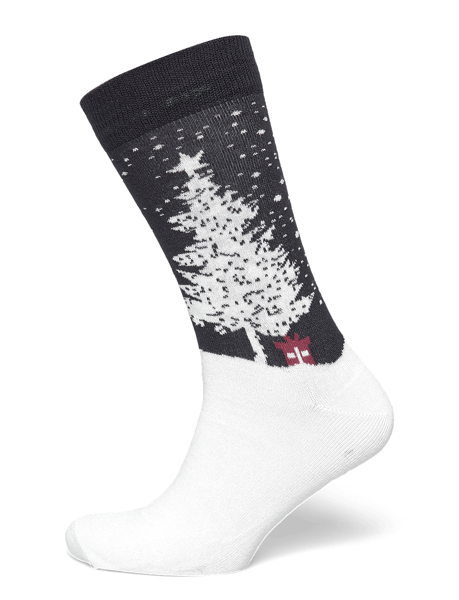 Lindbergh - Christmas bamboo sock - klassikalised sokid - off white - 0