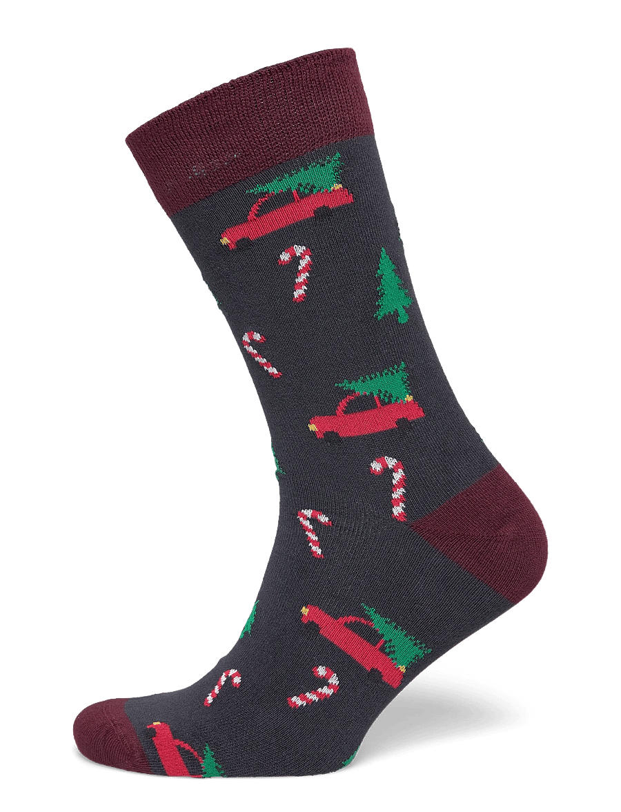 Lindbergh - Christmas bamboo sock - klassikalised sokid - navy - 0