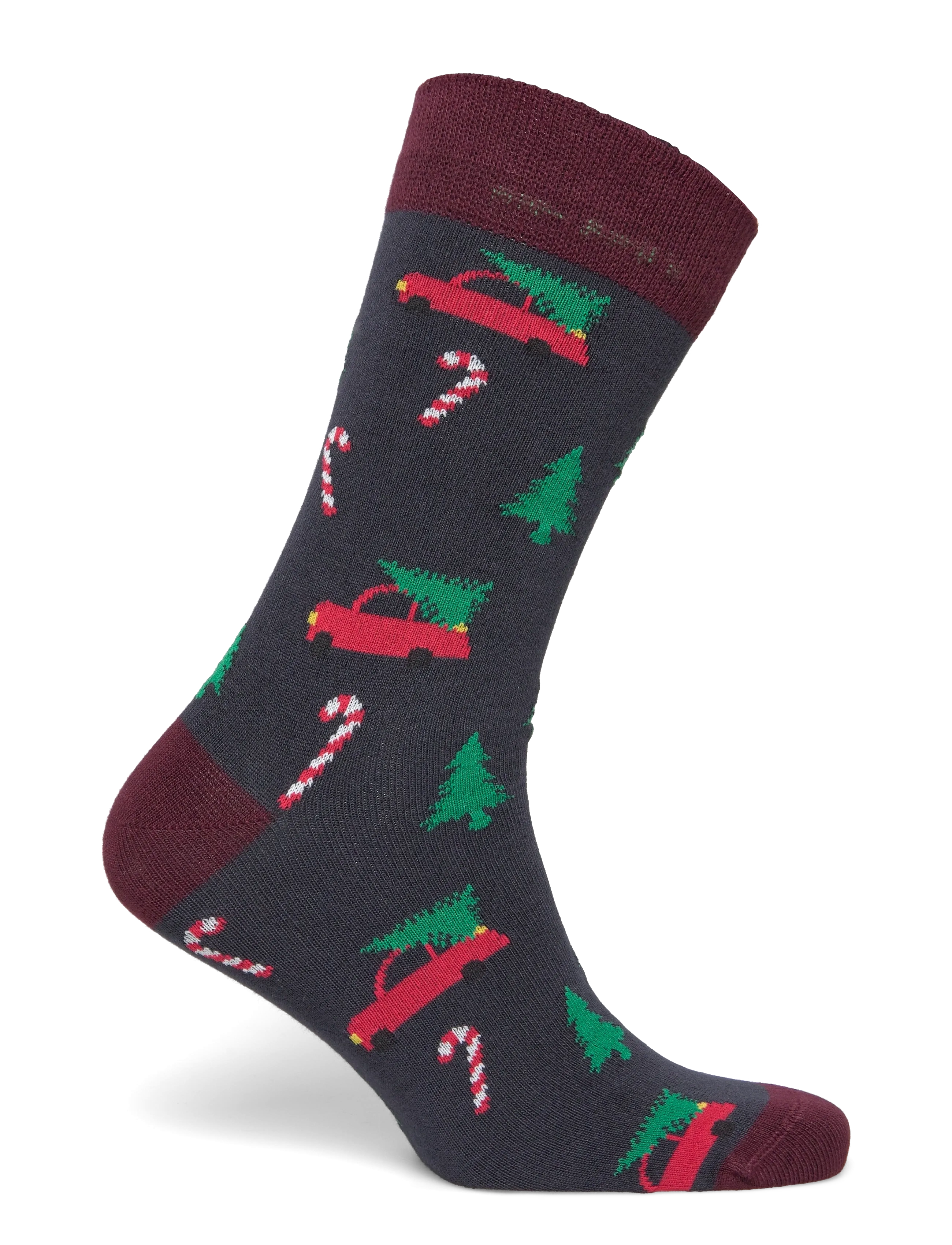 Lindbergh - Christmas bamboo sock - klassikalised sokid - navy - 1