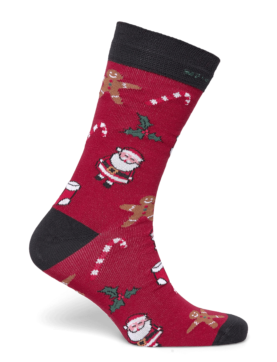 Lindbergh - Christmas bamboo sock - klassikalised sokid - red - 1