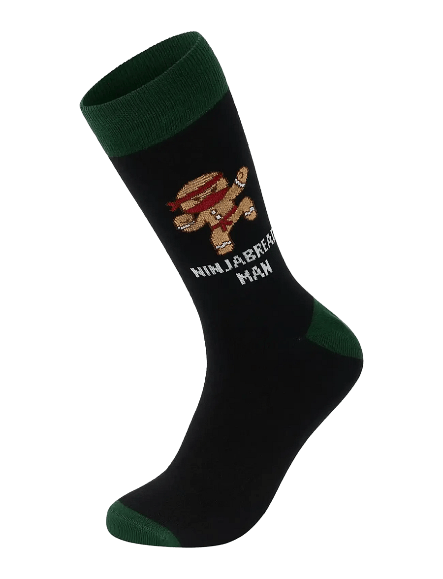 Lindbergh - Christmas bamboo sock - klassikalised sokid - black - 0