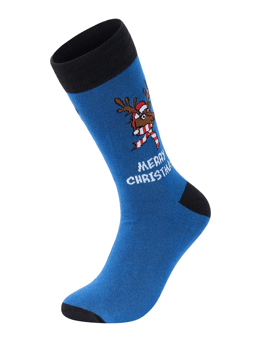 Lindbergh - Christmas bamboo sock - klassikalised sokid - blue - 0