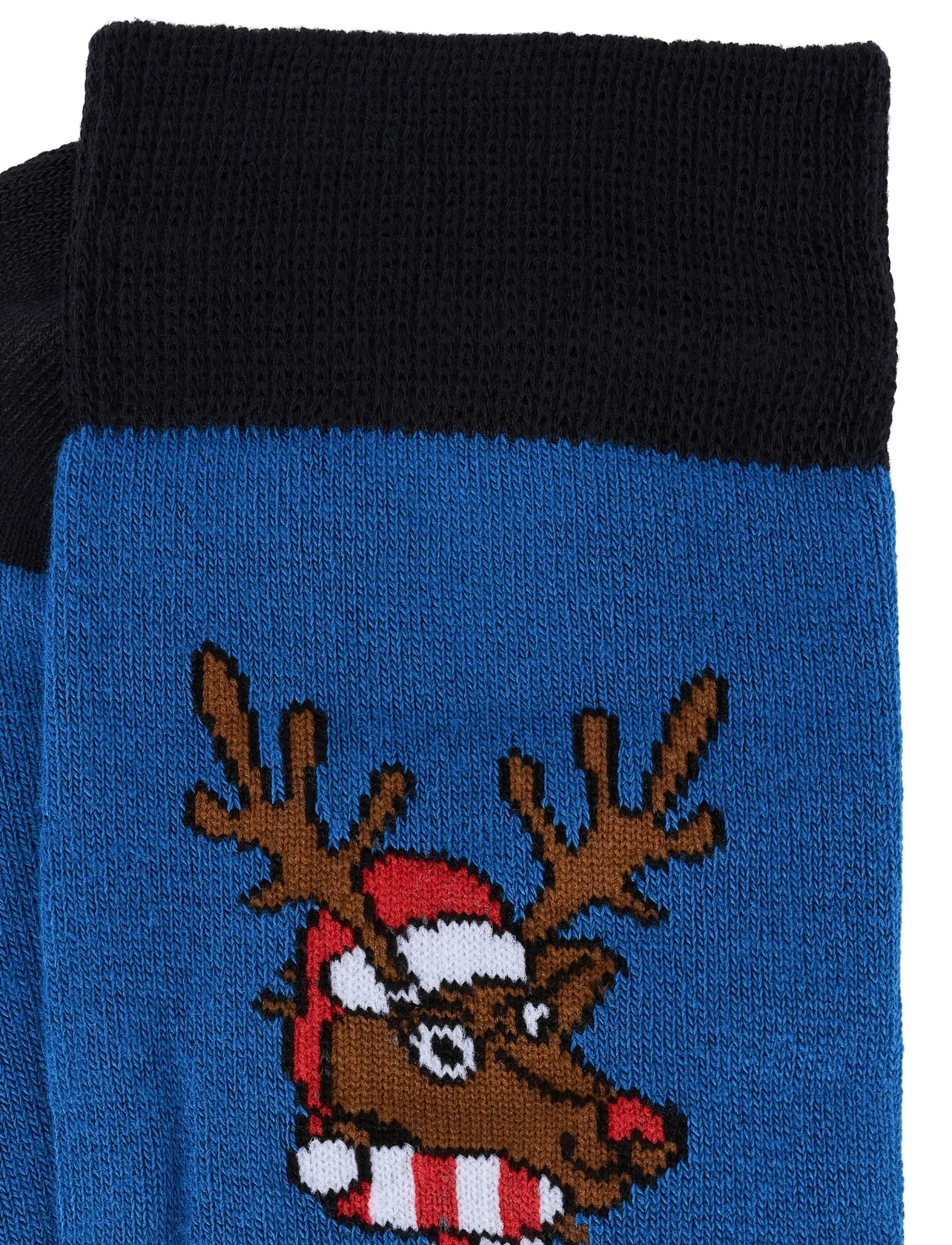 Lindbergh - Christmas bamboo sock - klassikalised sokid - blue - 3