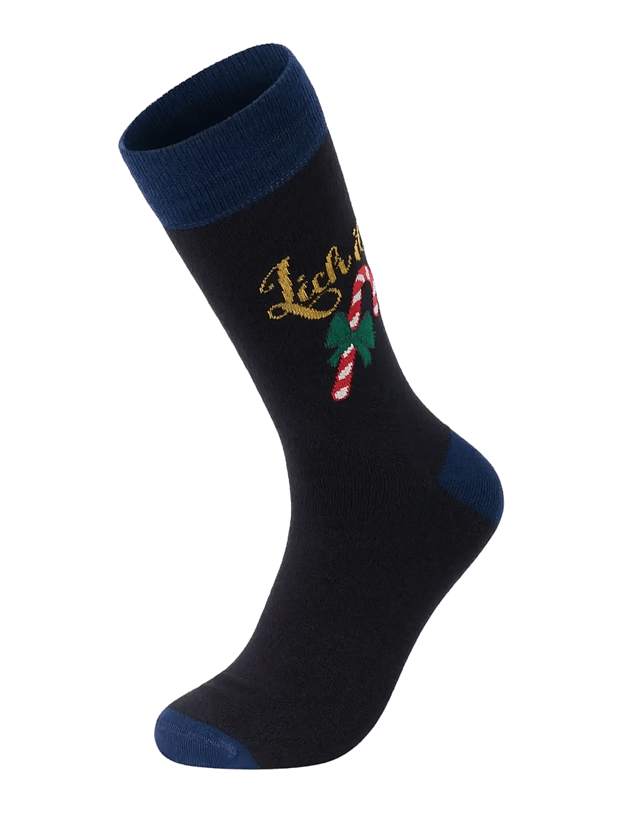 Lindbergh - Christmas bamboo sock - klassikalised sokid - dk blue - 0