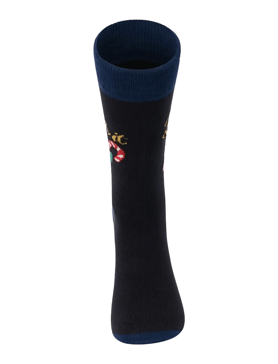 Lindbergh - Christmas bamboo sock - klassikalised sokid - dk blue - 1