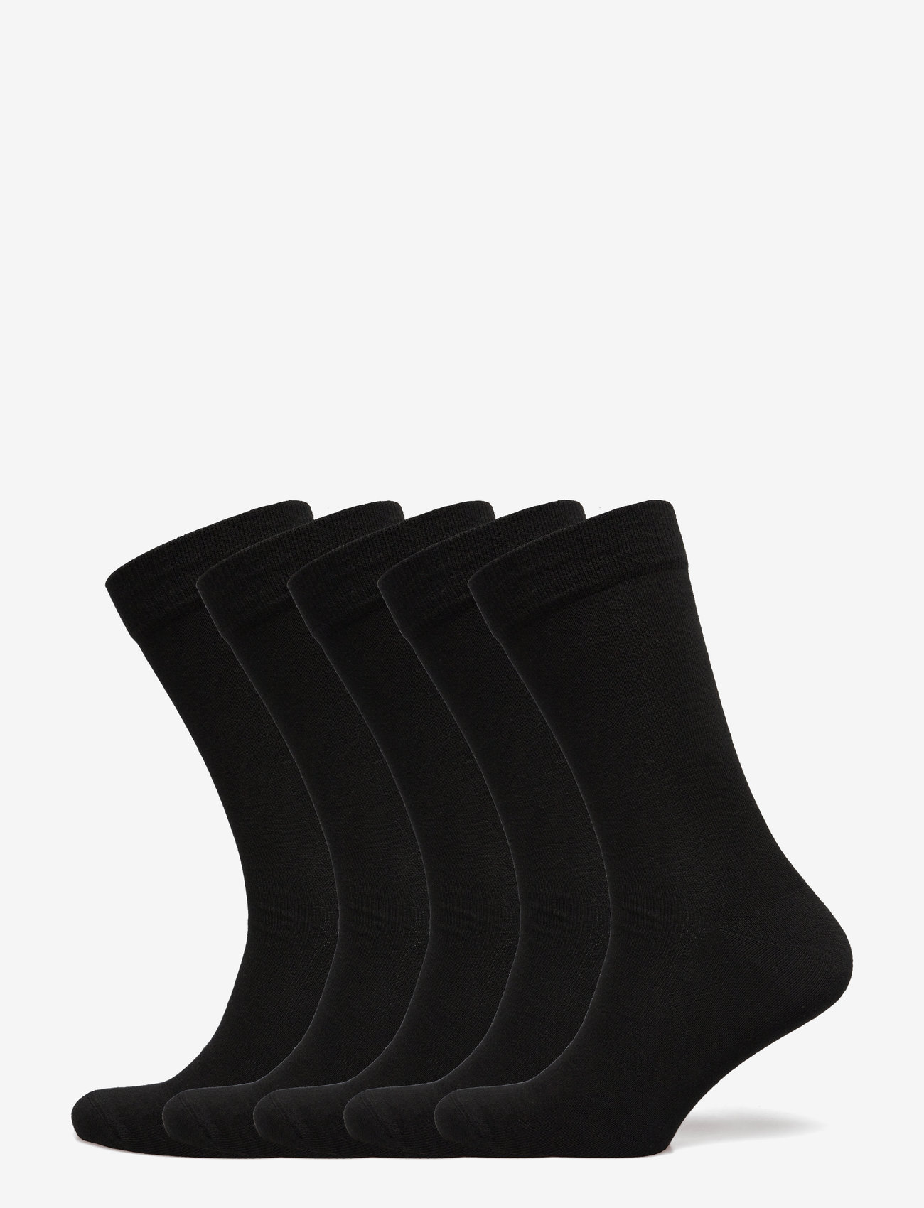 Lindbergh - 5 pack cotton sock - laveste priser - black - 0