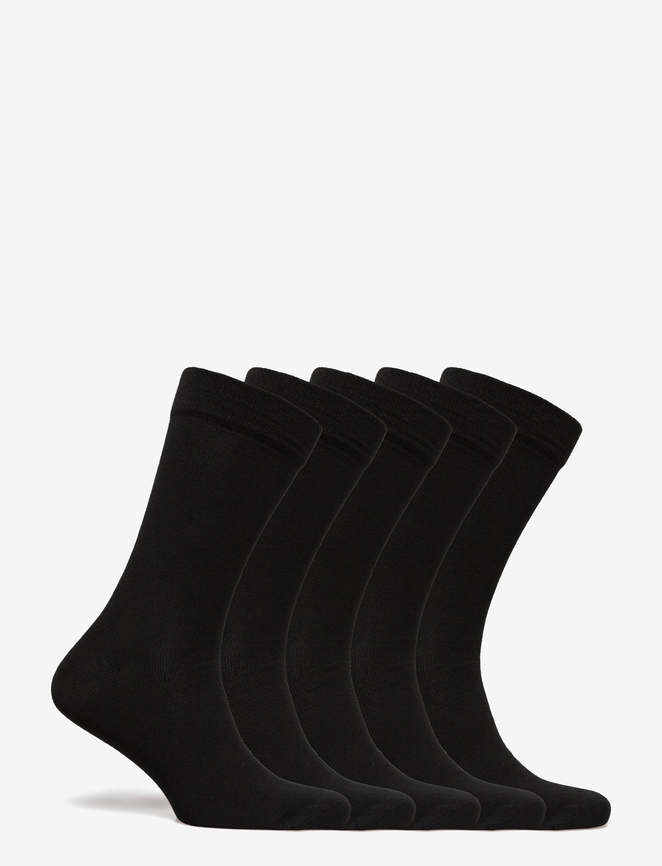 Lindbergh - 5 pack cotton sock - laveste priser - black - 1