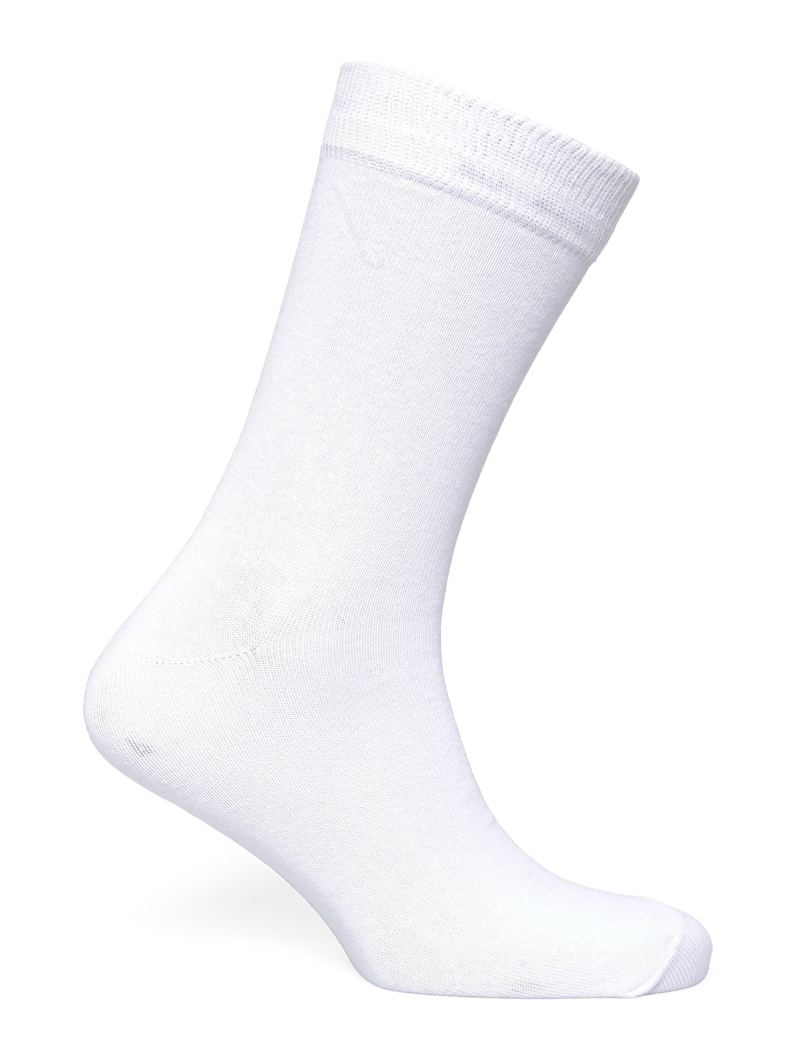 Lindbergh - 5 pack cotton sock - laveste priser - white - 2