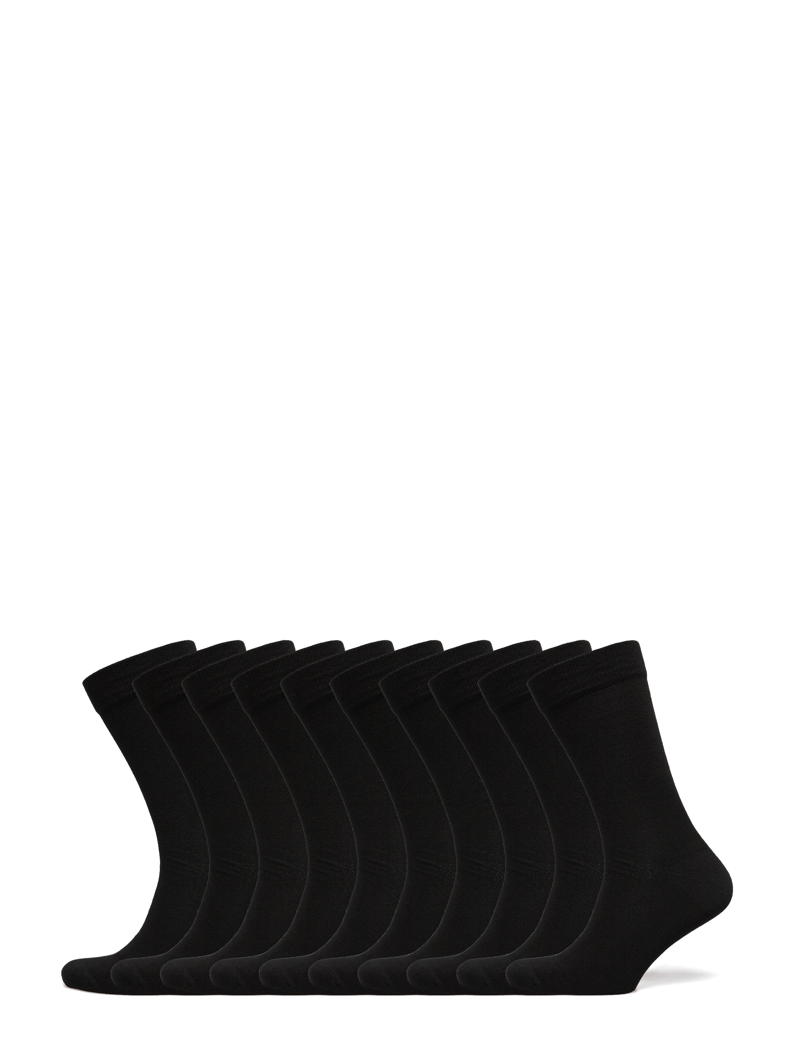 Lindbergh 10 pack cotton sock - Kampanjer - BLACK / black