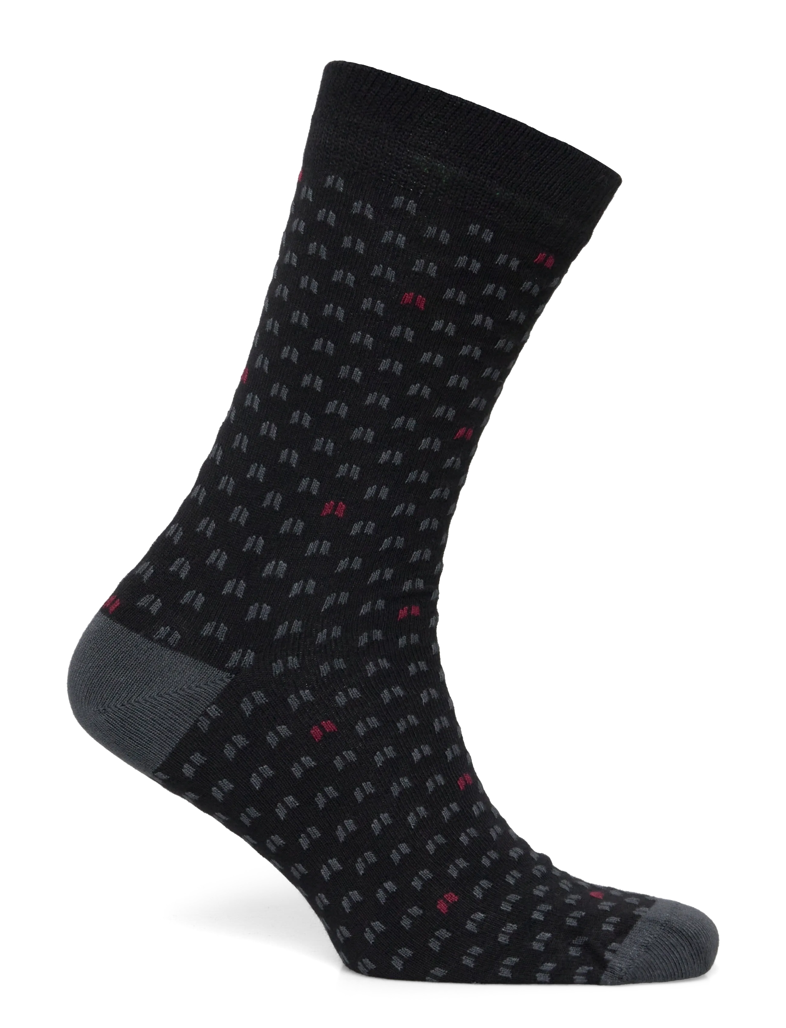 Lindbergh - Pattern bamboo sock - black - 1