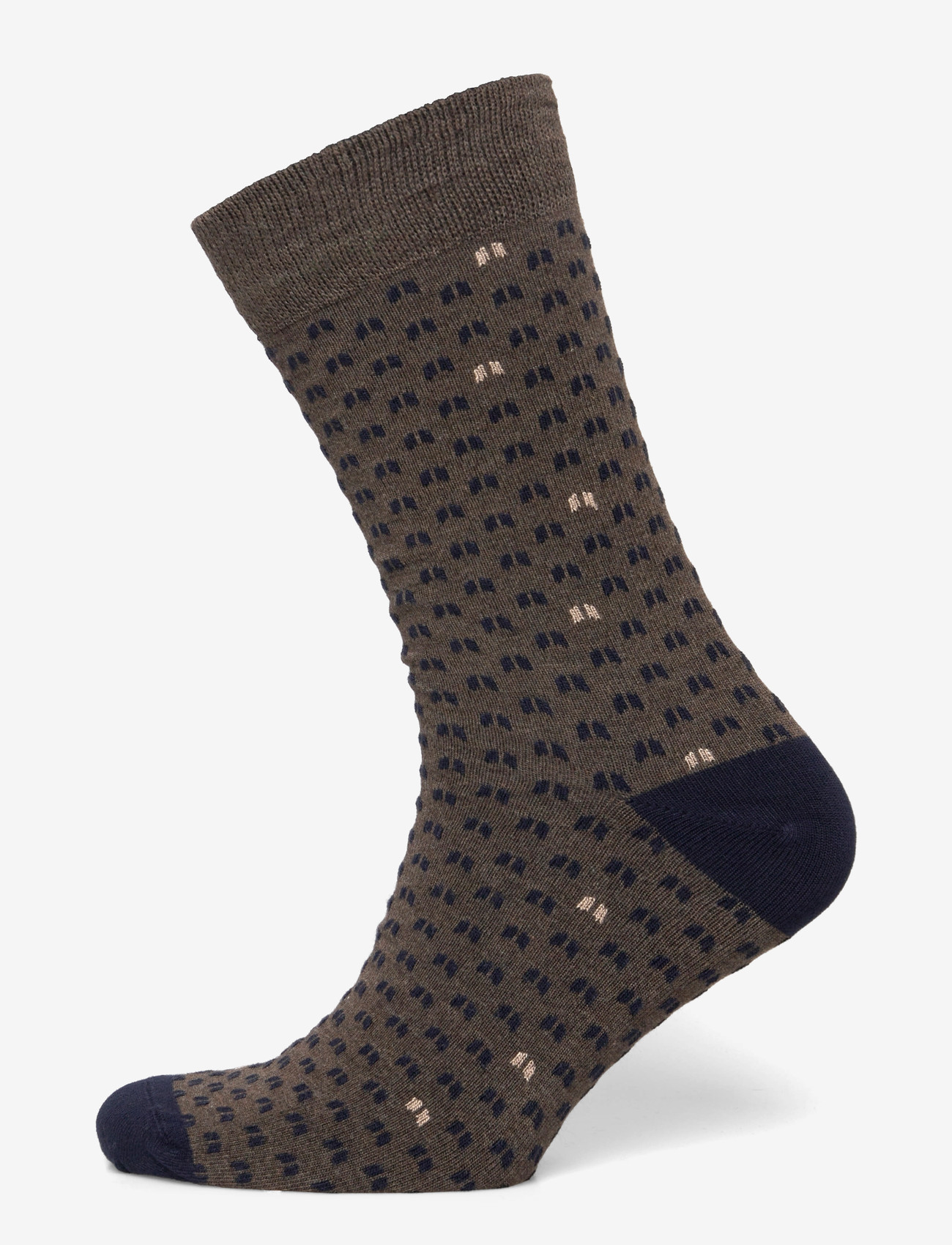 Lindbergh - Pattern bamboo sock - laveste priser - dk sand mel - 0