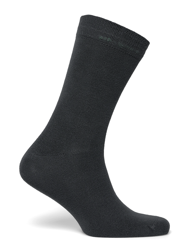 Lindbergh - Embroidery bamboo sock - klassikalised sokid - dk grey - 1