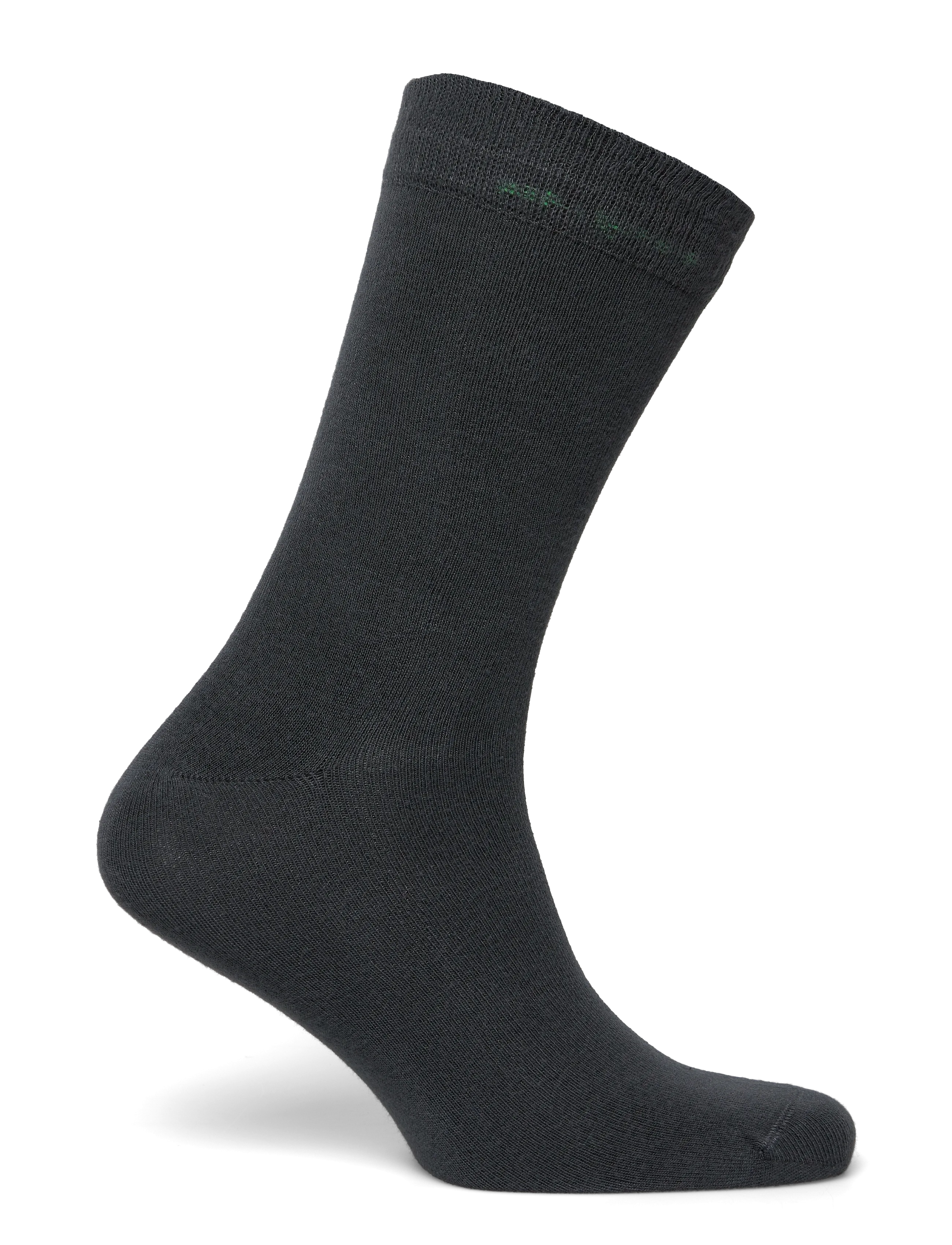 Lindbergh - Embroidery bamboo sock - dk grey - 1