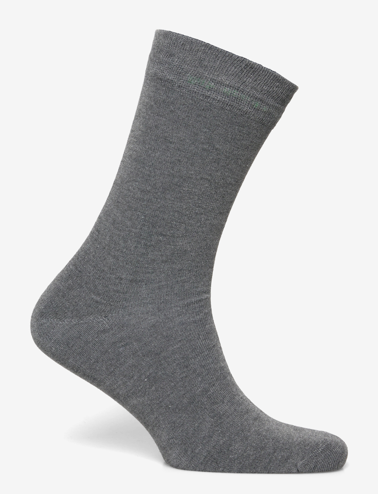 Lindbergh - Embroidery bamboo sock - vanliga strumpor - dk grey mel - 1