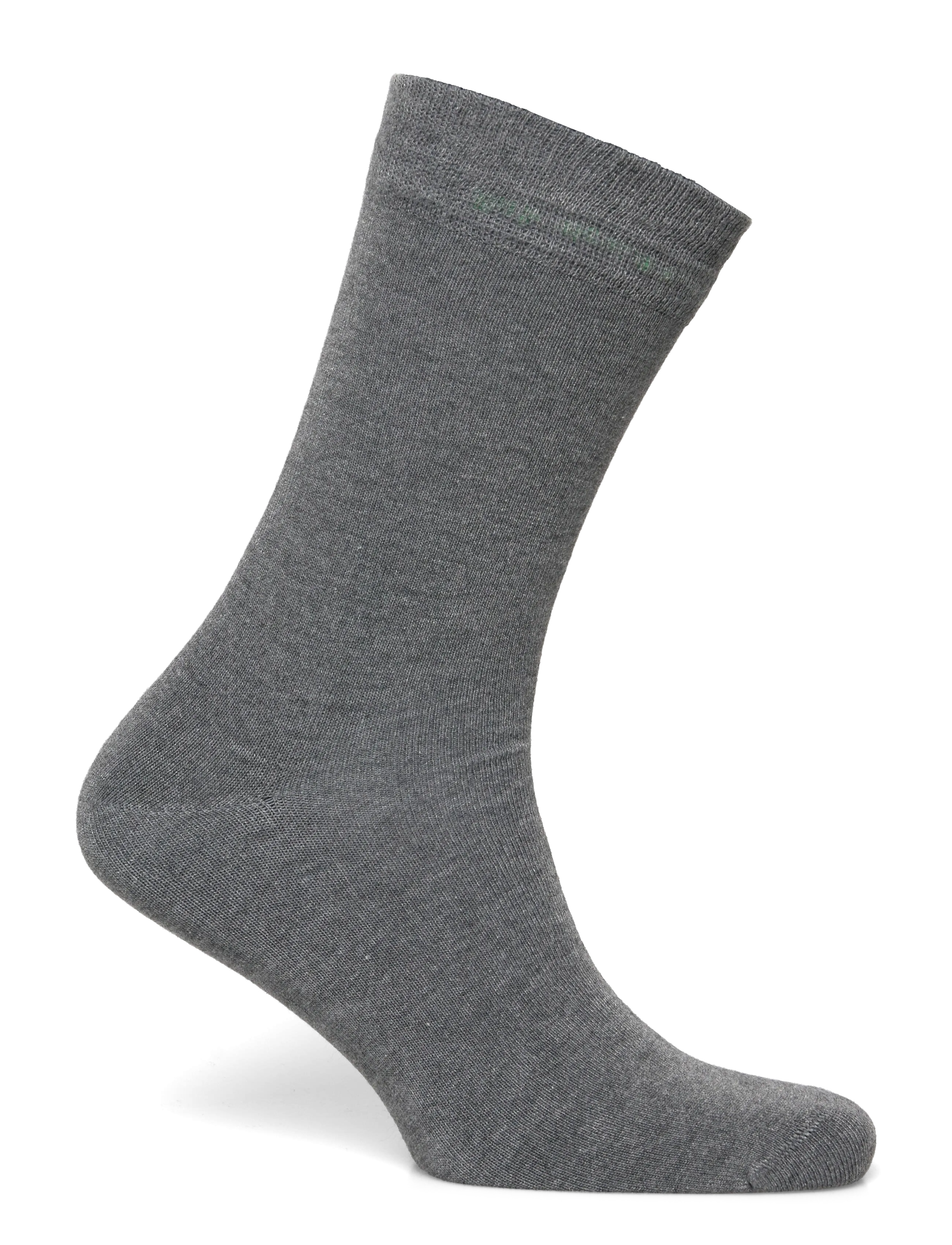 Lindbergh - Embroidery bamboo sock - dk grey mel - 1