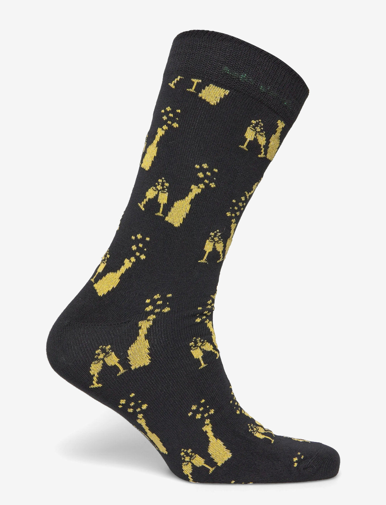 Lindbergh - New year bamboo sock - crew-socken - black - 1