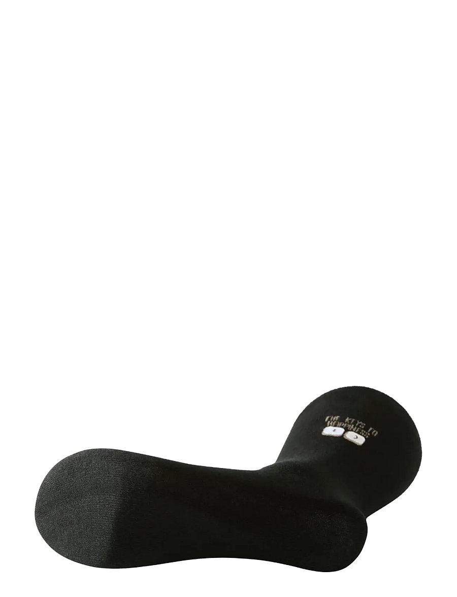 Lindbergh - Embroidery bamboo sock - tennissocken - black - 2