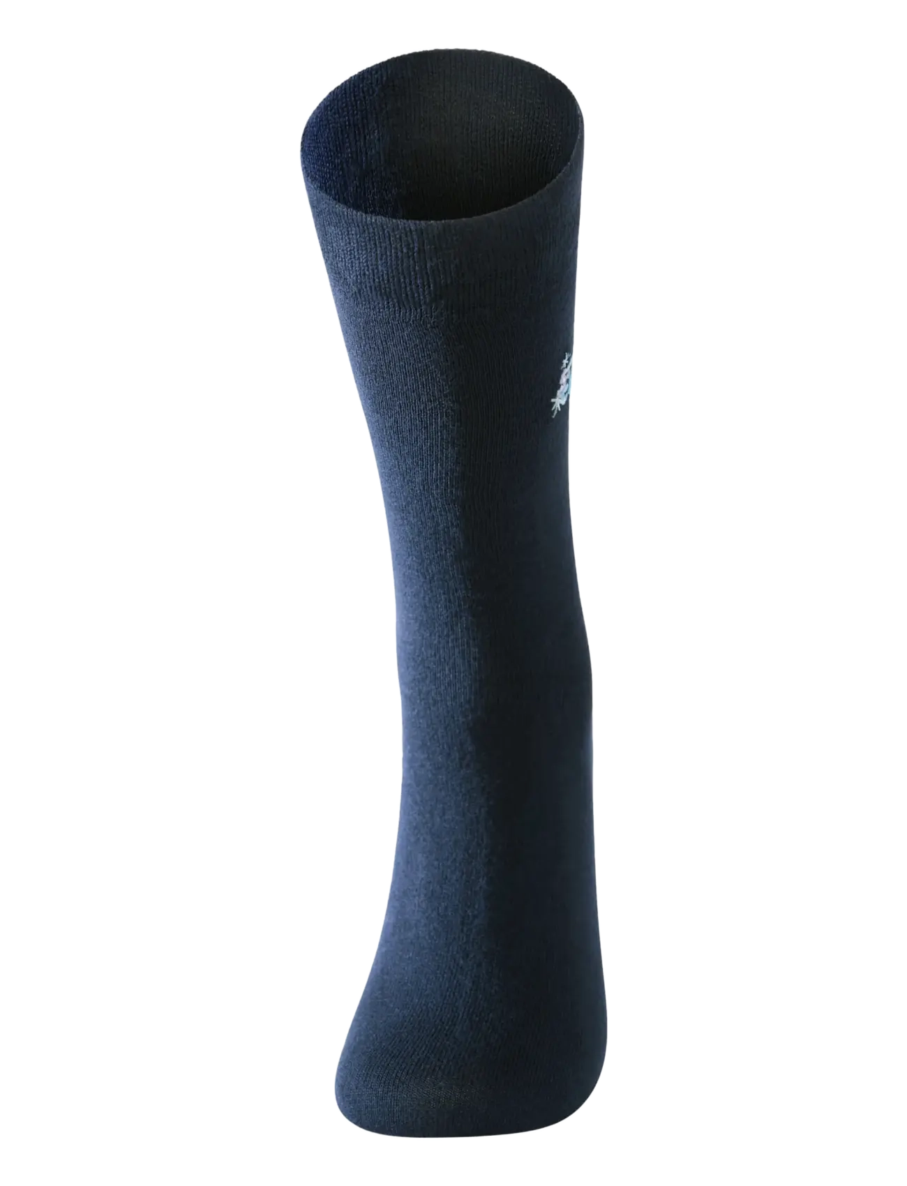 Lindbergh - Embroidery bamboo sock - crew socks - navy - 1