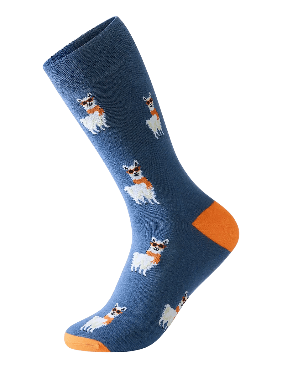 Lindbergh - Animal bamboo sock - crew socks - deep blue - 0