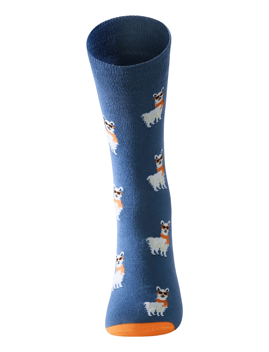 Lindbergh - Animal bamboo sock - crew socks - deep blue - 1