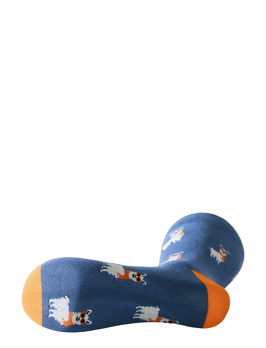 Lindbergh - Animal bamboo sock - crew socks - deep blue - 2