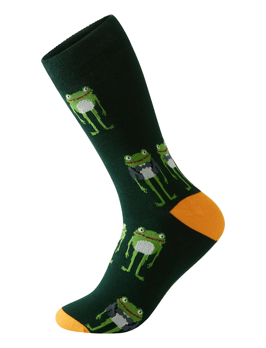 Lindbergh - Animal bamboo sock - tennissocken - green - 0