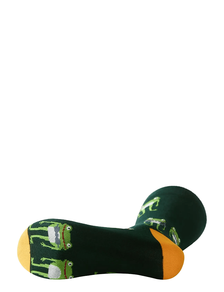 Lindbergh - Animal bamboo sock - tennissocken - green - 2