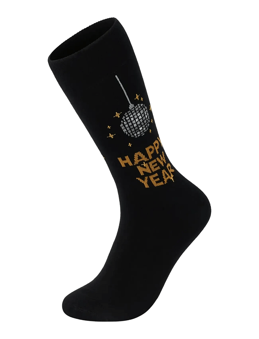 Lindbergh - New year bamboo sock - sokker - black - 0