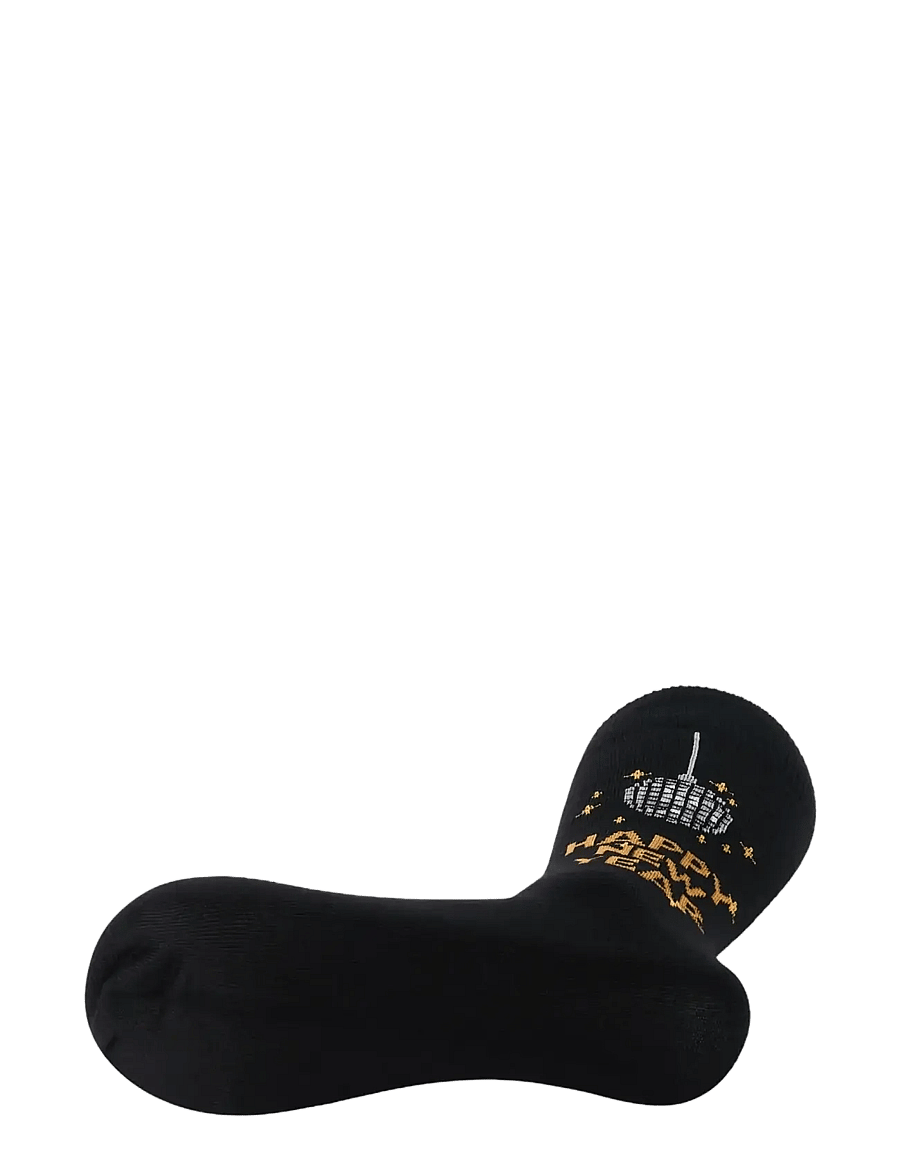 Lindbergh - New year bamboo sock - sokker - black - 2