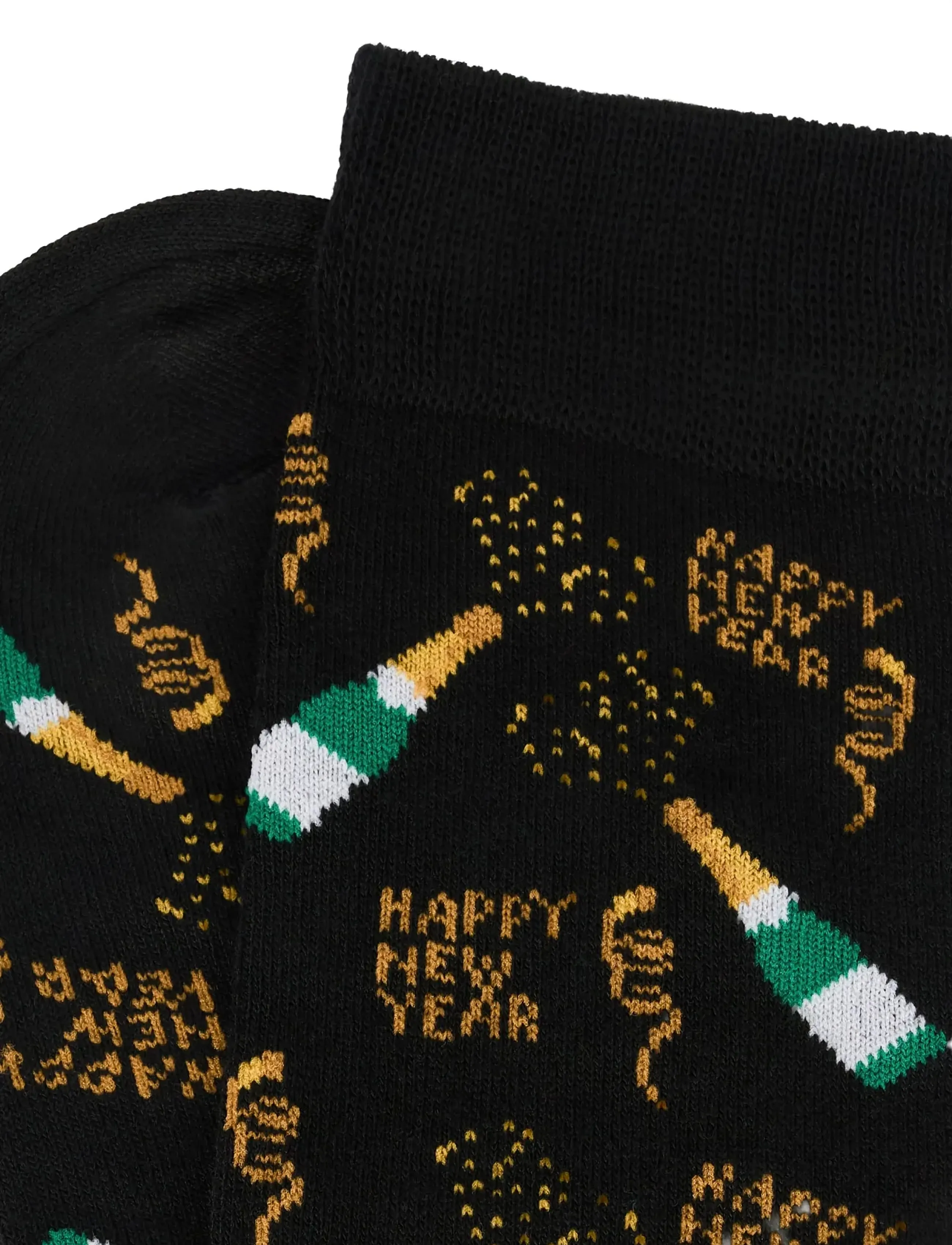 Lindbergh - New year bamboo sock - tennissocken - gold - 3