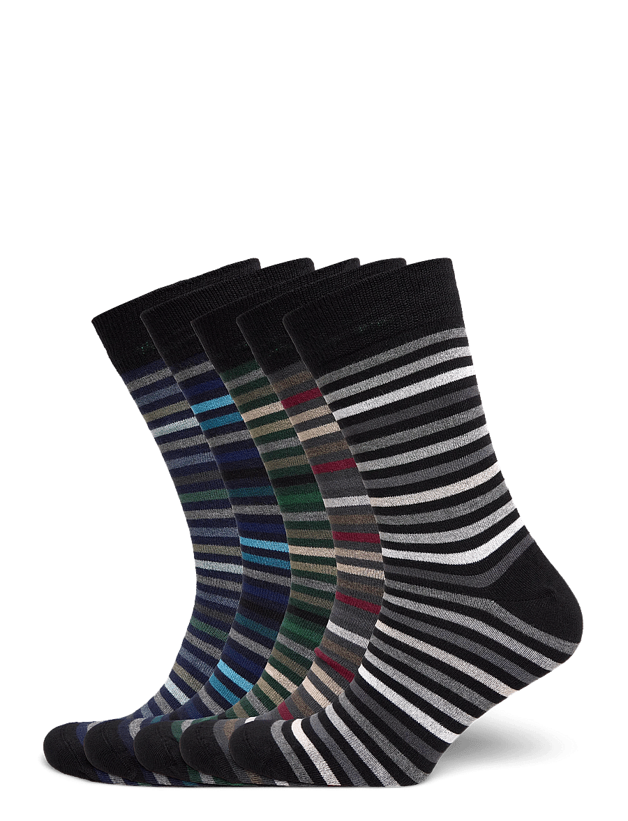 Lindbergh - 5 pack bamboo sock - crew socks - mixed - 0