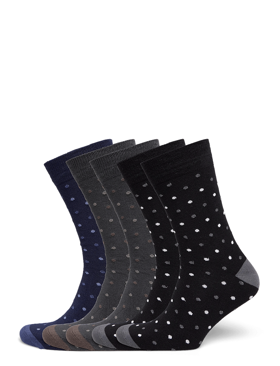 Lindbergh - 5 pack bamboo sock - crew socks - mixed - 0