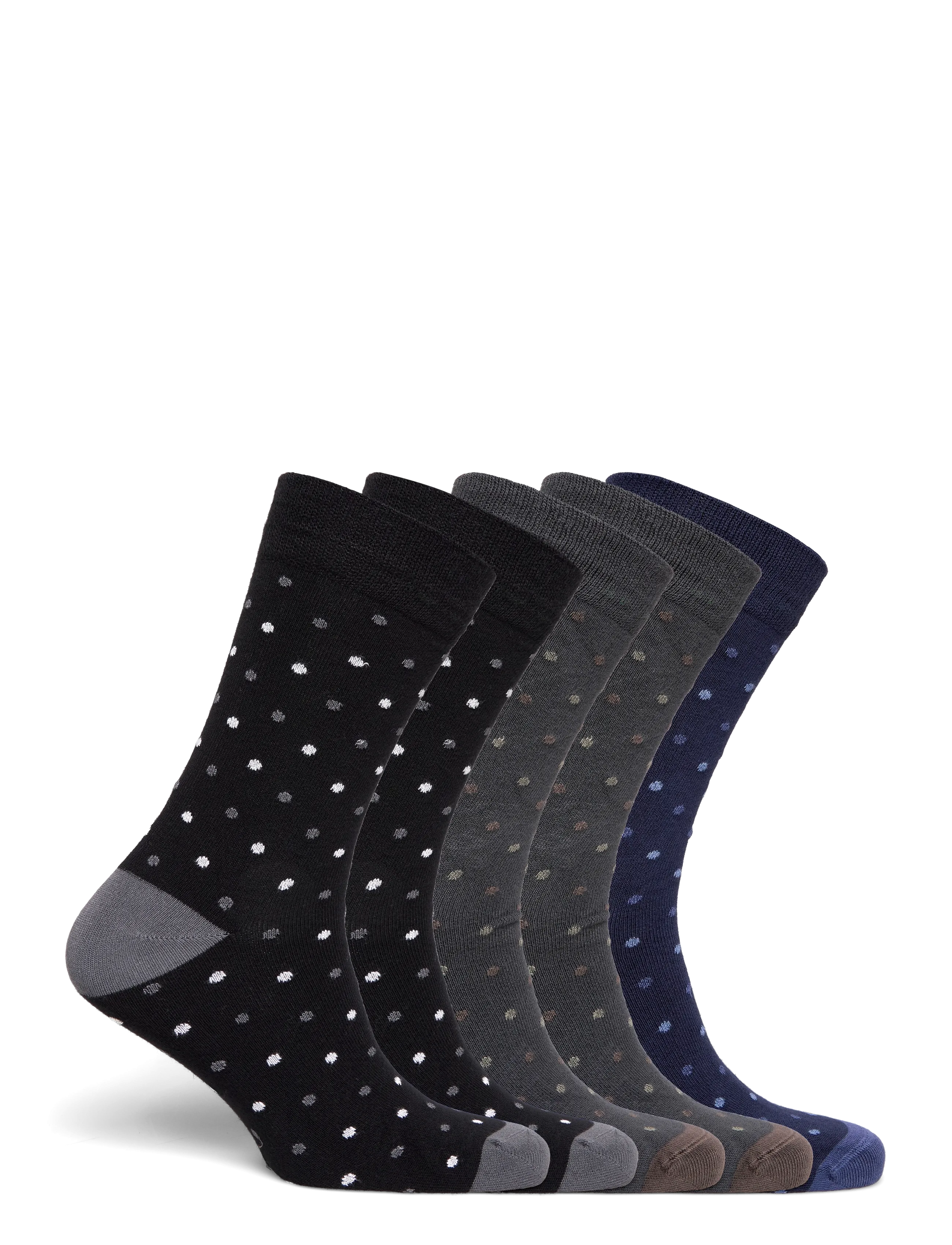 Lindbergh - 5 pack bamboo sock - crew socks - mixed - 1