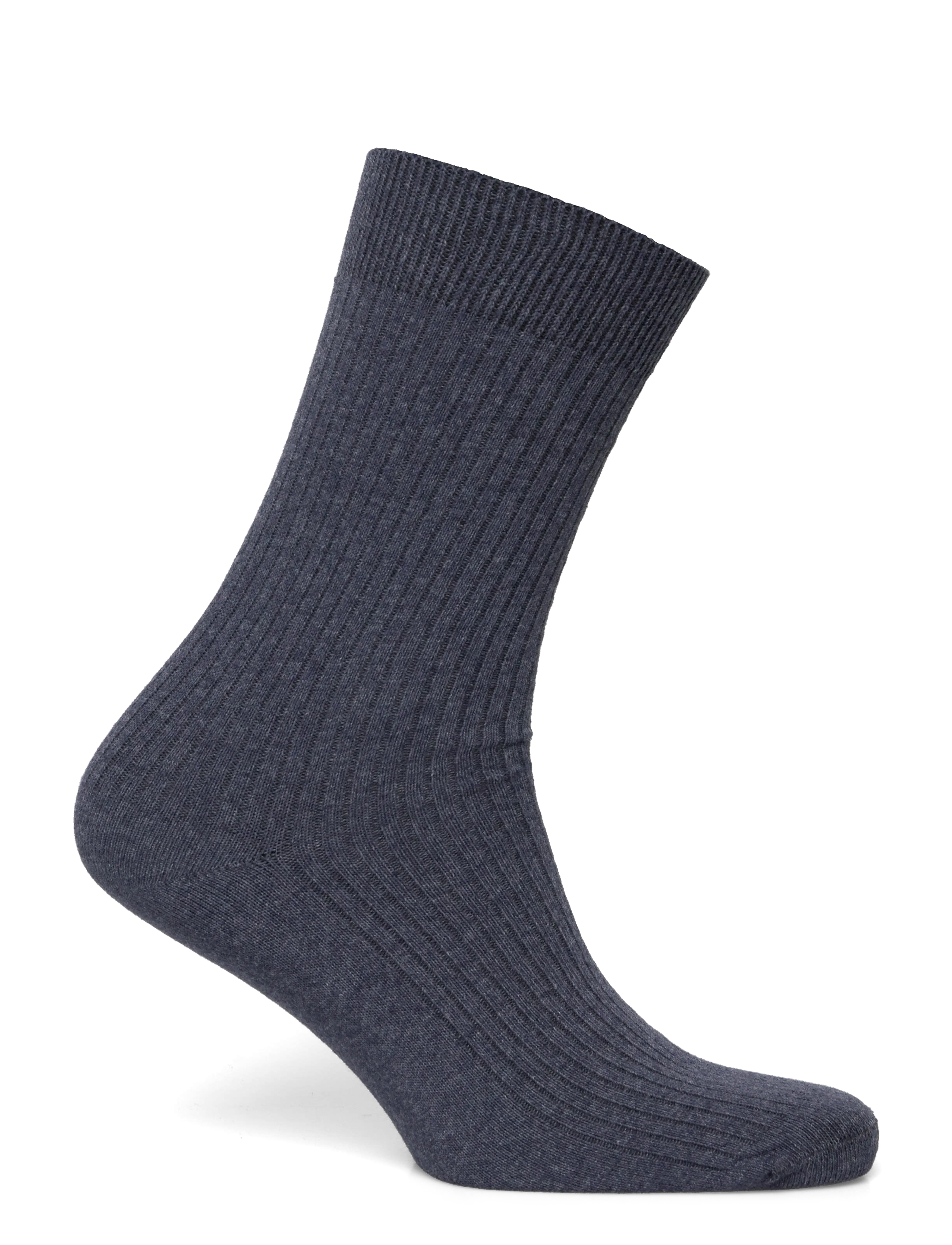 Lindbergh - DB yarn recycled cotton blend sock - blue mel - 1
