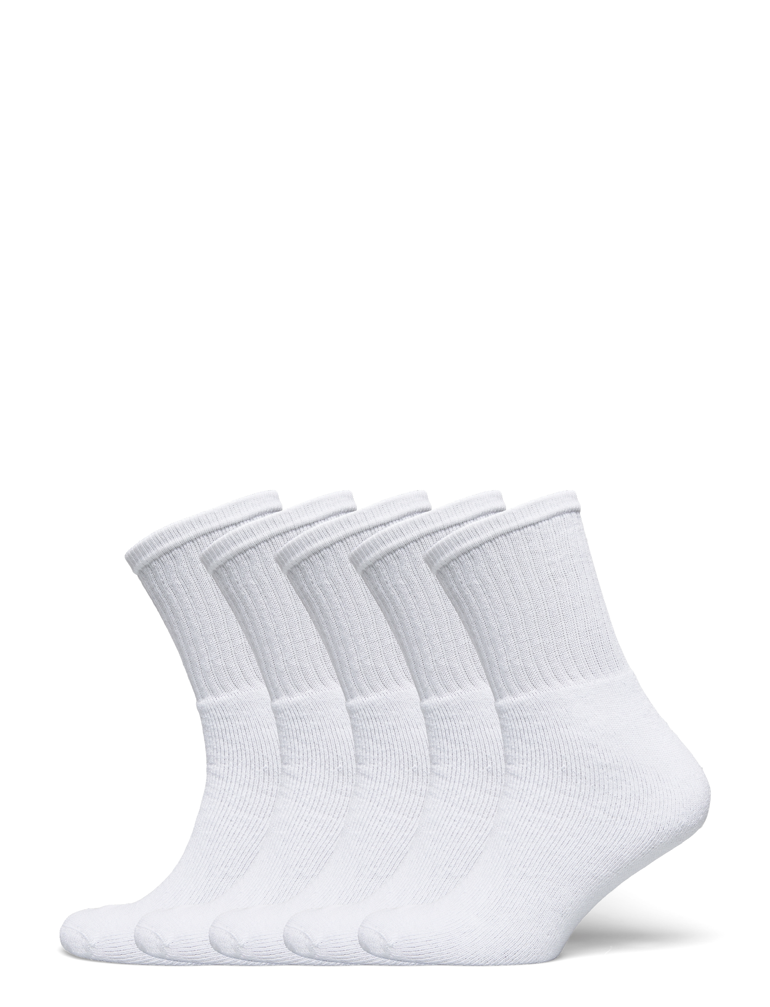 5pack recycle tennis sock - WHITE