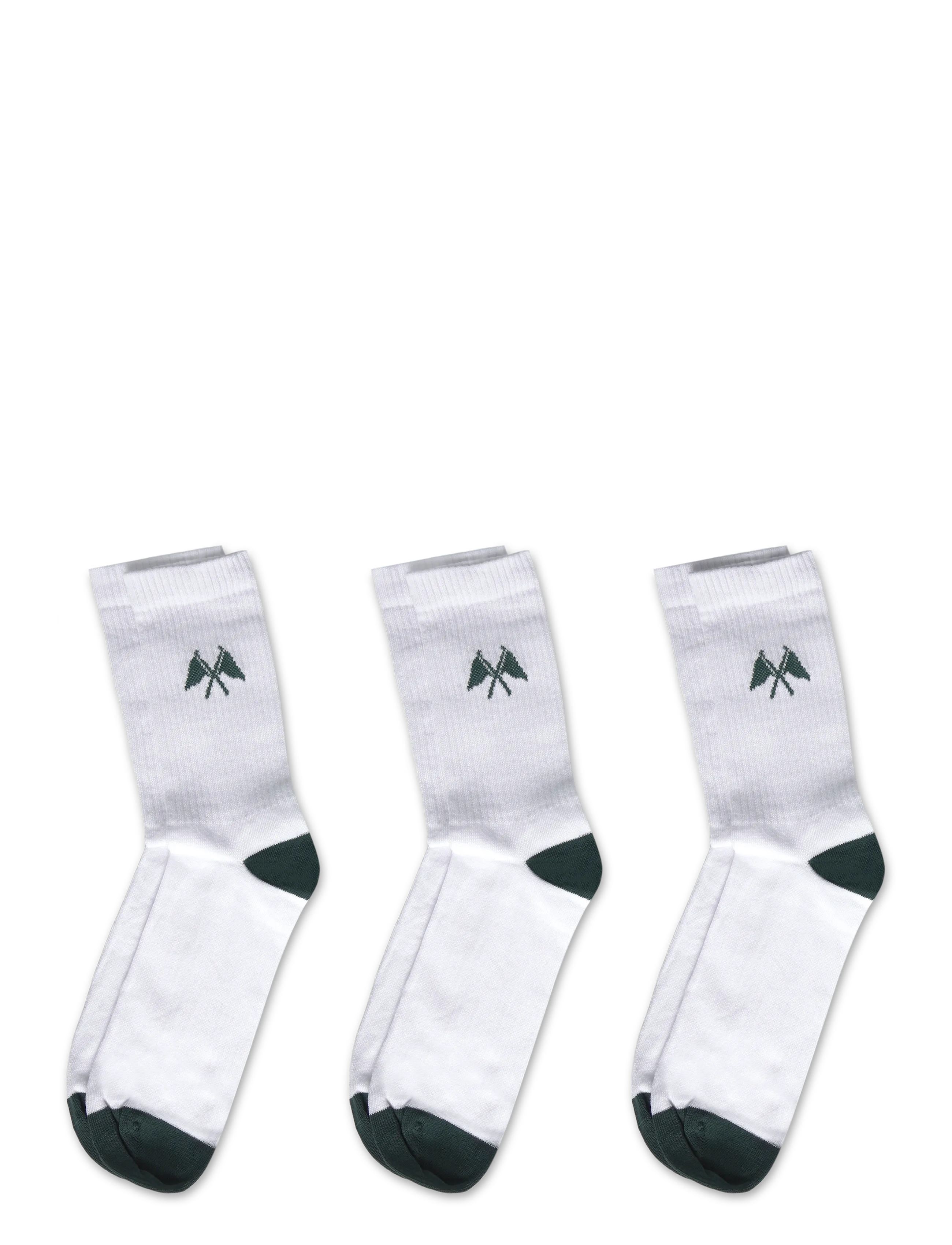 Lindbergh - 3 pk logo sock - die niedrigsten preise - green - 1