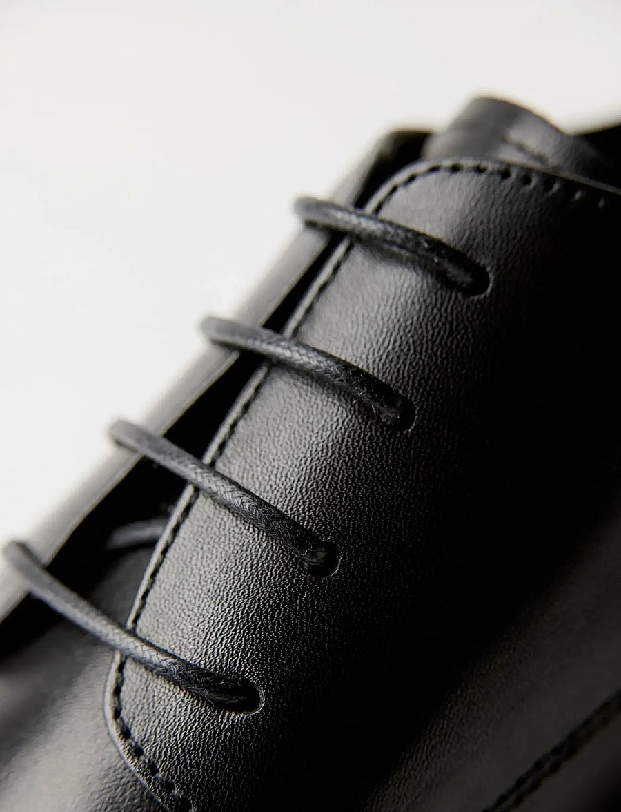 Lindbergh - Classic leather shoe - derby sko - black - 5