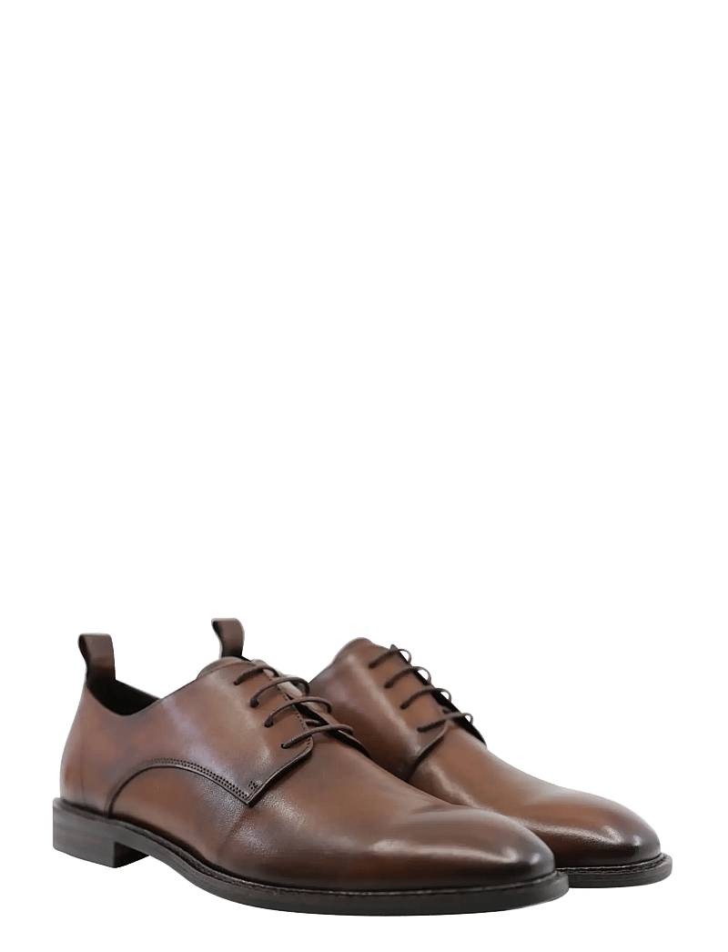 Lindbergh - Classic leather shoe - derby sko - brown - 0