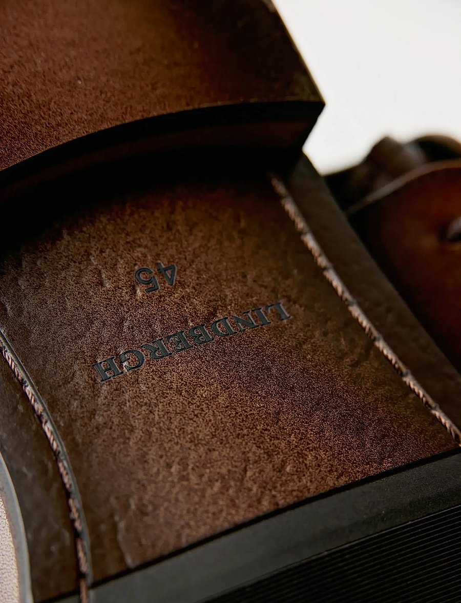 Lindbergh - Classic leather shoe - derbyskor - brown - 5