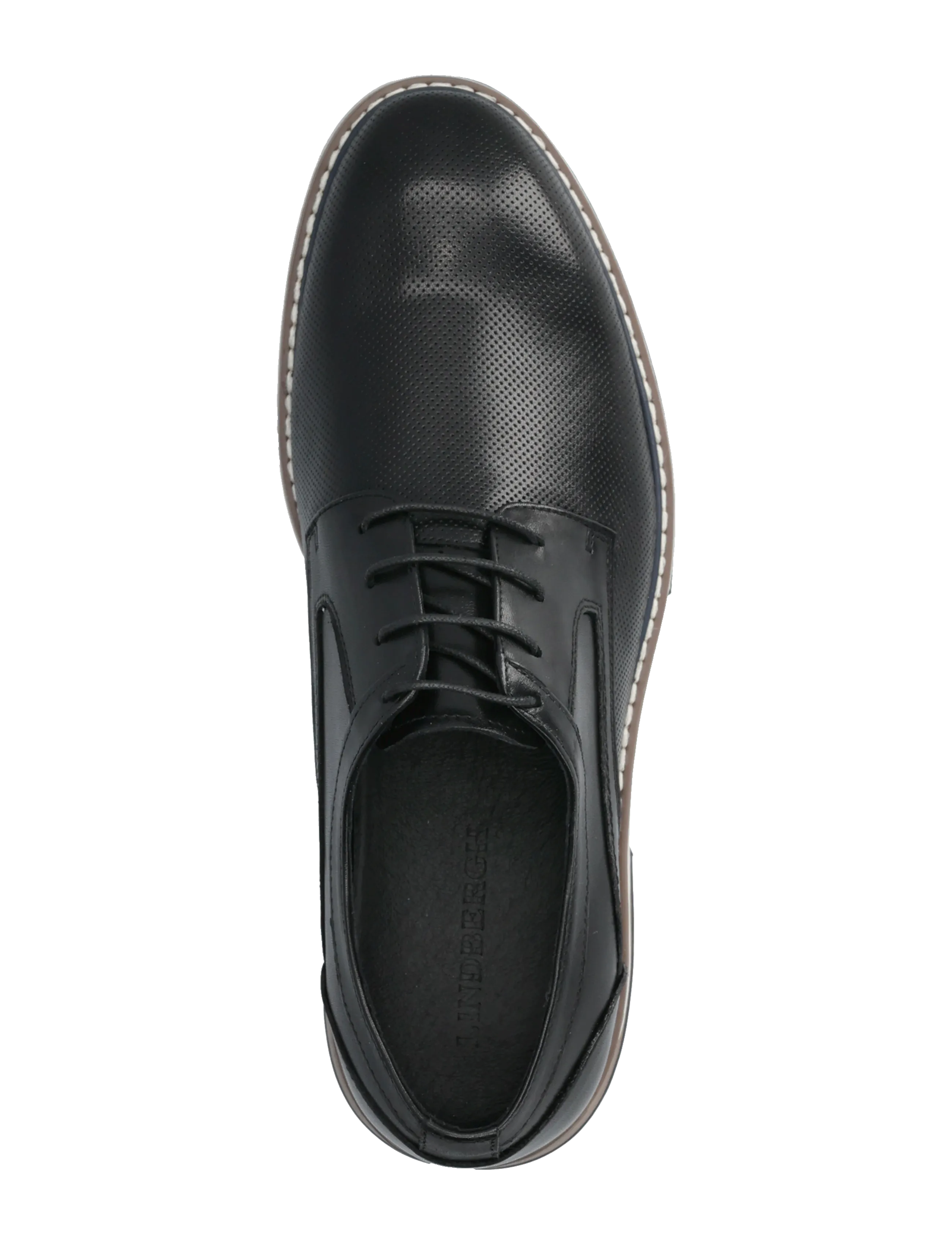 Lindbergh - Classic leather shoe - viisakad tossud - black - 3
