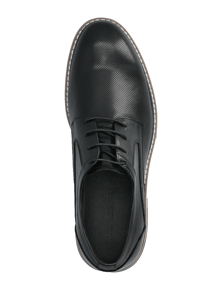 Lindbergh - Classic leather shoe - kollektionen - black - 3