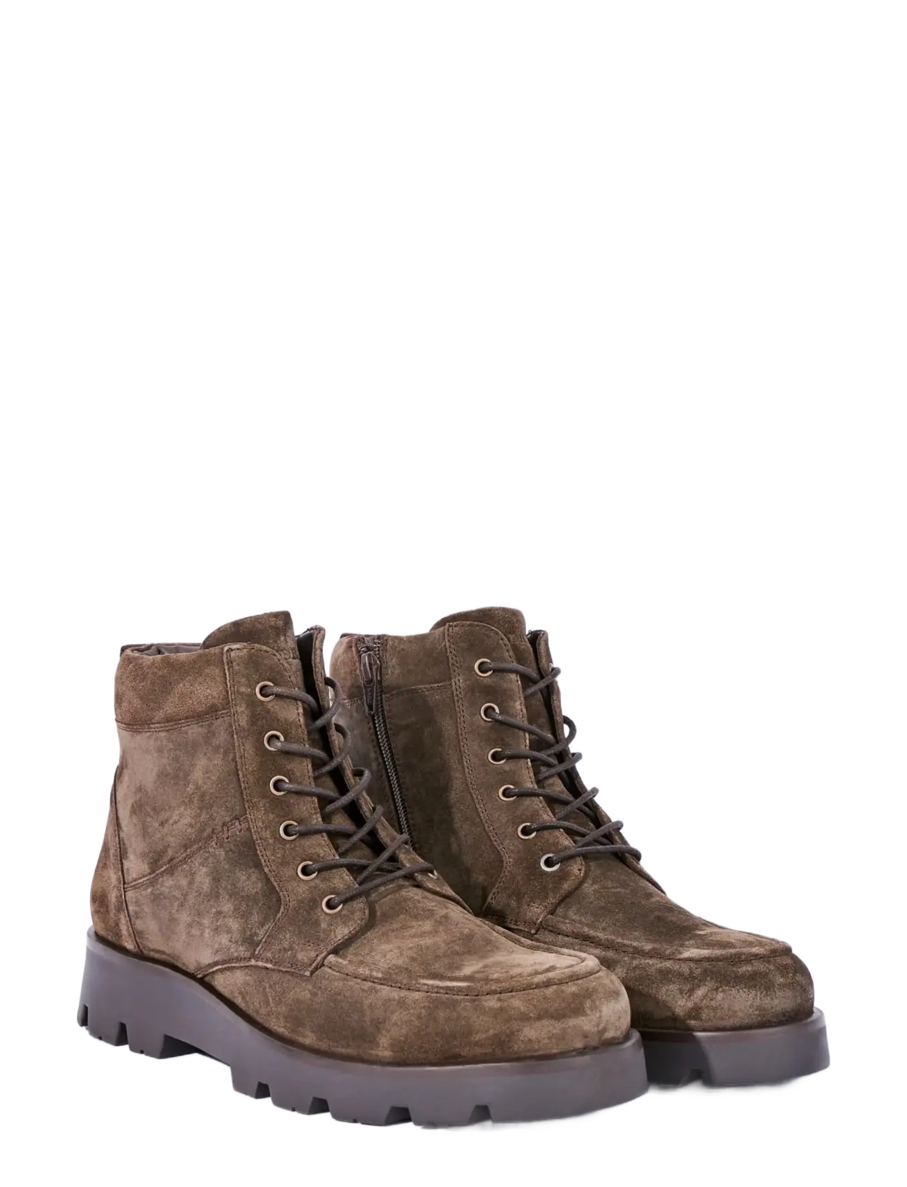 Lindbergh Suede boots - Schuhe - BROWN / brown